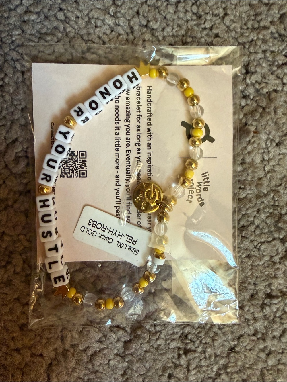 Honor Your Hustle Beaded Bracelet - peloton